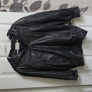 Marc by Andrew Marc Vintage Leather Bomber Jacket